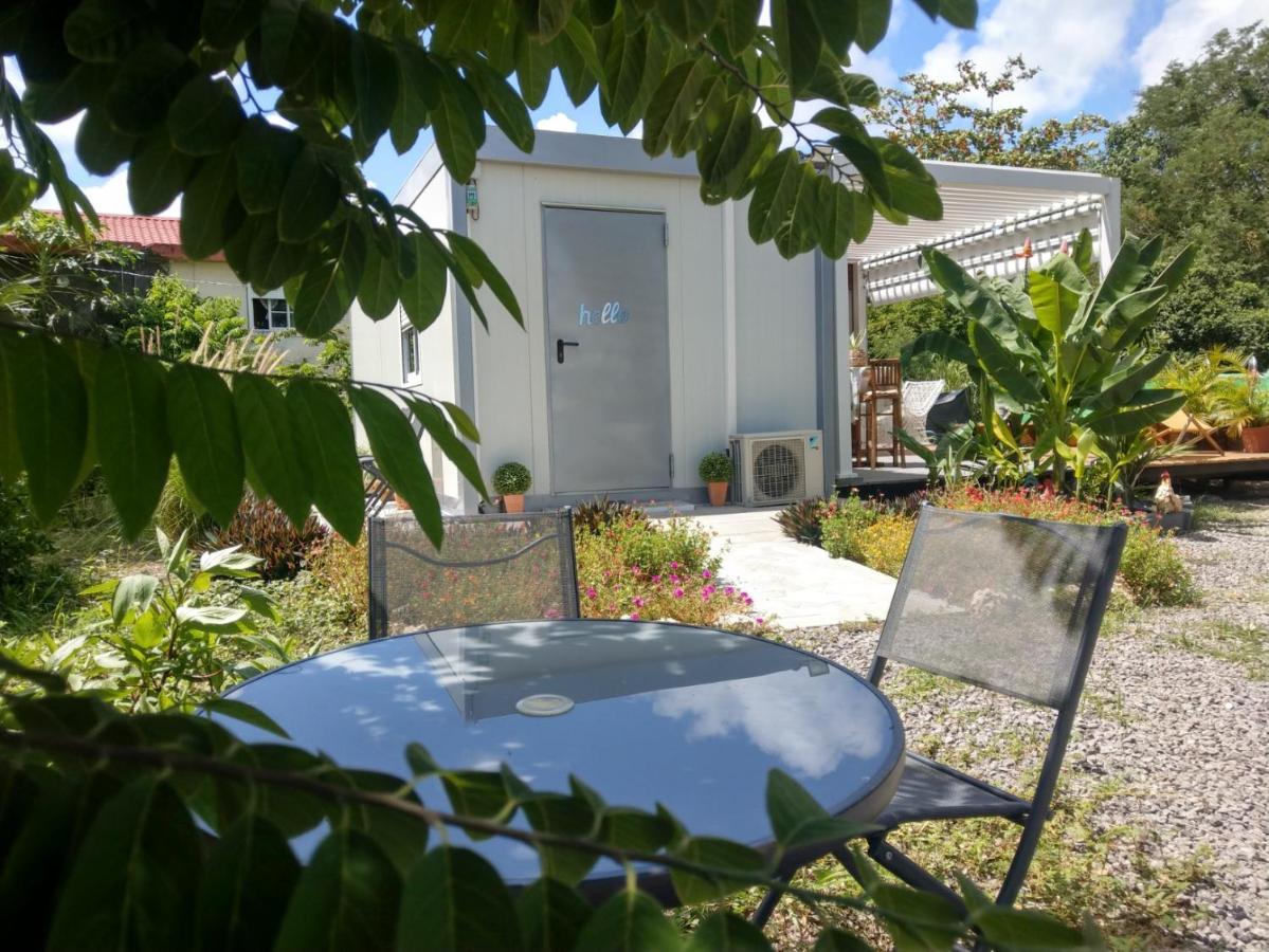 S'Cale Tropikal - Gite Cosy Avec Piscine Privee Petit-Canal エクステリア 写真